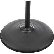 18" Industrial Pedestal Oscillating Fan by Global Industrial – Metal, Black / Silver, Model 293127