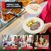 Stock Your Home 125 / 125 Piece / Gold Plates