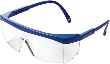 Global Industrial Half Frame Safety Glasses, Brow Guard & Side Shields, Anti-Fog, Clear Lens