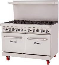 Migali C-RO8B-LP 8 Burner Range, (2) Ovens, Liquid Propane