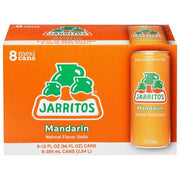 Mexi Cans Mandarin Soda, 12 Fl Oz, 8 Pack by Jarritos – Commercial Grade
