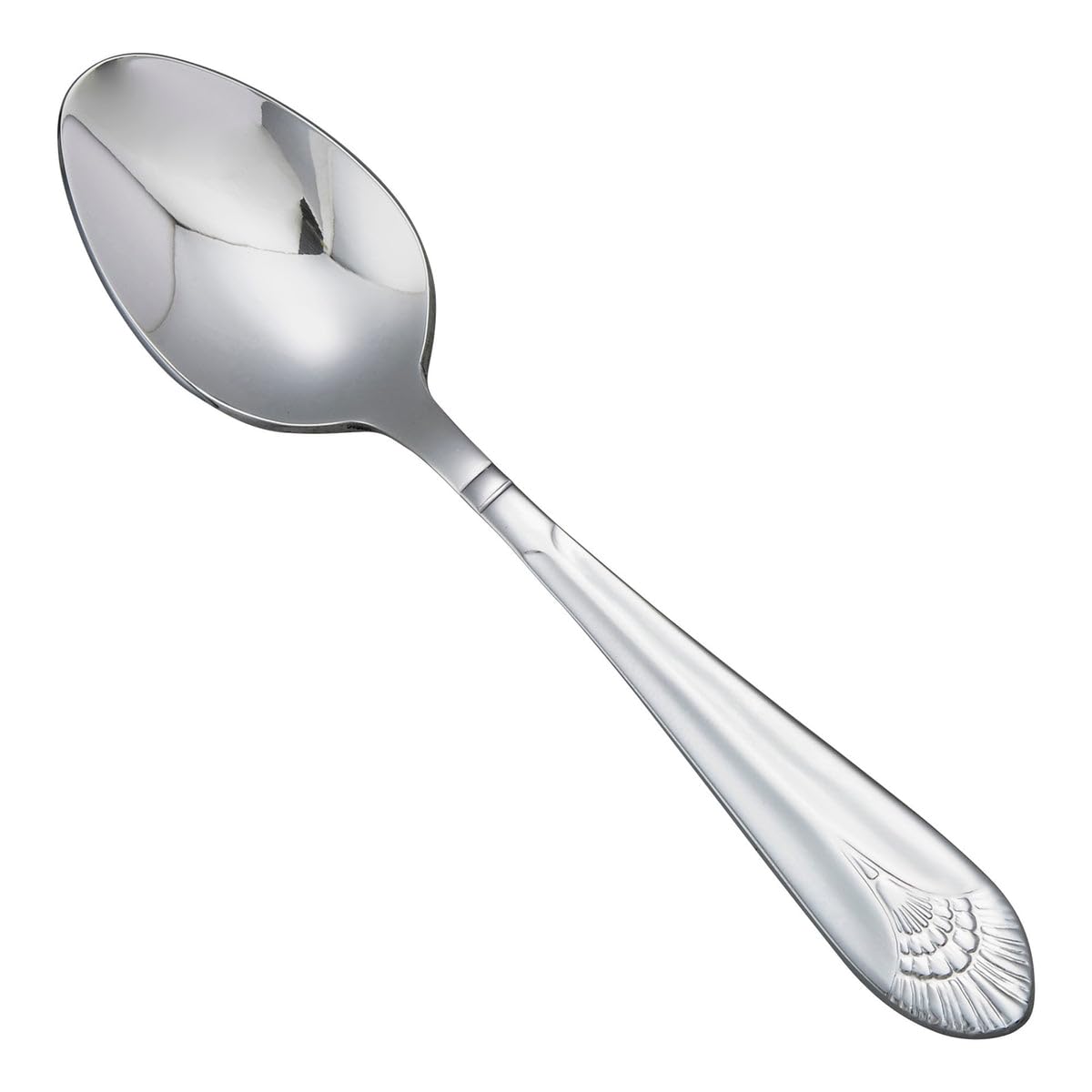 Peacock 18/10 Stainless Steel Teaspoons-1 Dozen Pack by Winco – 18/8, Stainless Steel, Model 0031-01