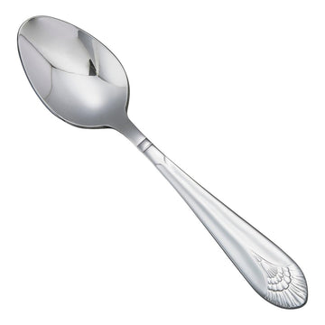 Peacock 18/10 Stainless Steel Teaspoons-1 Dozen Pack by Winco – 18/8, Stainless Steel, Model 0031-01