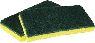 Impact Products Cellulose Scrubber Sponge, Yellow, Green 0.9" x 3" x 6.3"