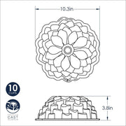 Blossom Bundt Pan by Nordic Ware – 10 cups, Aluminum, Toffee, Model 87537