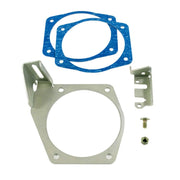 Natural 105mm 4-Bolt Throttle Cable Bracket for GM Chevy LS Natural by Top Street Performance – Stock, Silver, Model 81013SL
