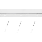 Indoor Wall Mount Trash Can by Global Industrial – 6"L x 14"W x 18"H, 6.4 gallons, Stainless Steel, Satin, Model 641437SS