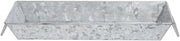 HUBERT Galvanized Metal Serving Pan Rectangular - 15"L x 6"W x 2"H