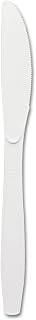 Dixie 7" Medium-Weight Polystyrene Plastic Knife by GP PRO (Georgia-Pacific); White; KM207CT; 1;000 Count (100 Knives Per Box; 10 Boxes Per Case) (KM207)