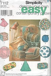 Simplicity Pattern 7112 - Design Your Own Pillows