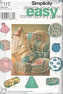 Simplicity Pattern 7112 - Design Your Own Pillows