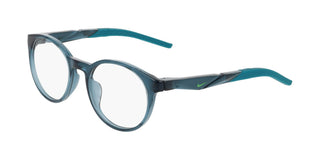 Eyeglasses 5107 447 Teal by Nike – 47/18/130, Plastic, Teal, Model NIKE 5107
