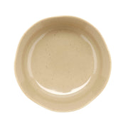 16 oz Beige Scallop Edge Melamine Soup Bowl (Set of 12) by GET – 16 ounces, Melamine, Brown, Pack of 12, Model 0163-TD