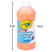 Crayola Orange / 1 / 16 Fl Oz (Pack of 1) Tempera & Poster Paint