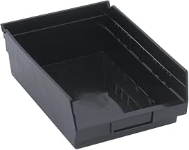 QUANTUM STORAGE SYSTEMS QSB107CO Economy Conductive Plastic Part Organizer Black Bins 12" L x 9" W x 4" H 20 Pack