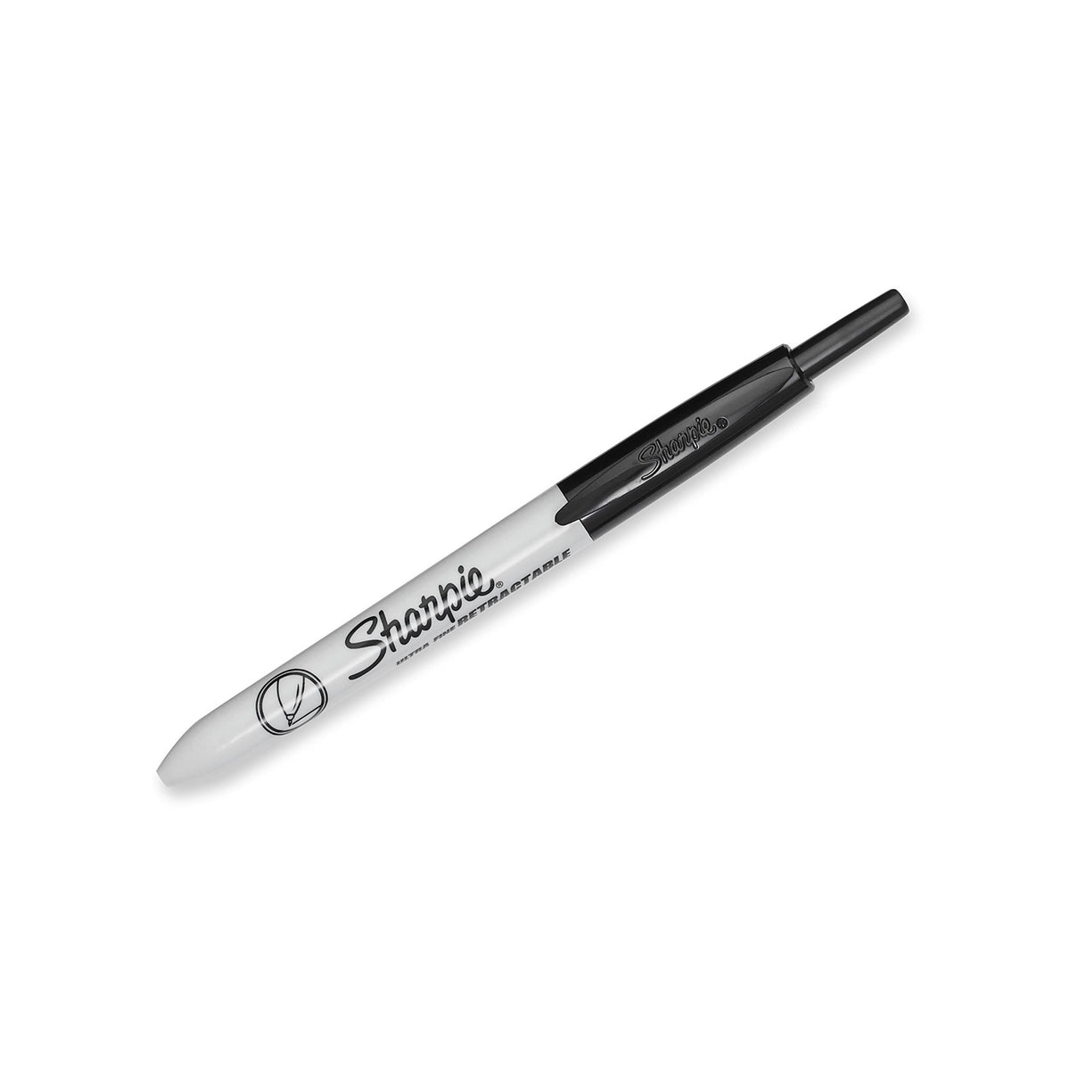 Retractable Permanent Markers by Sharpie – 1 Count (Pack of 2), Plastic, Black, Pack of 2, Model 1735801