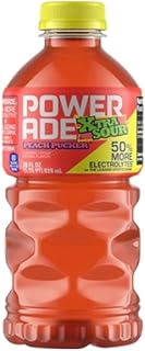 POWERADE Xtra Sour Peach Pucker, 28 Oz Bottles, 15 Pack