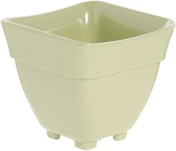 HUBERT Serving Bowl Display Bowl 1/6 Size Willow Green Melamine Curveware Pan - 5 1/2 L x 5" W x 5" D
