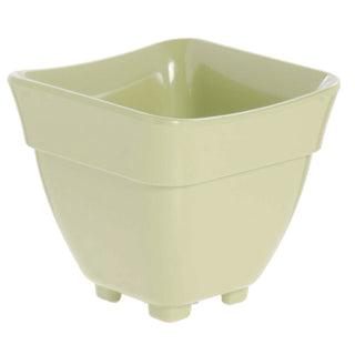 Serving Bowl Display Bowl 1/6 Size Willow Green Melamine Curveware Pan - 5 1/2 L x 5" W x 5" D by HUBERT – Melamine, Willow Green, Model H0093-WILLOW