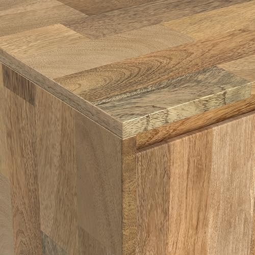 SIMPLIHOME Refined Natural / 60 inch / Rectangle Mounts
