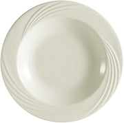 CAC China GAD-115 Garden State 11-1/2-Inch 25-Ounce Bone White Porcelain Pasta Bowl, Box of 12
