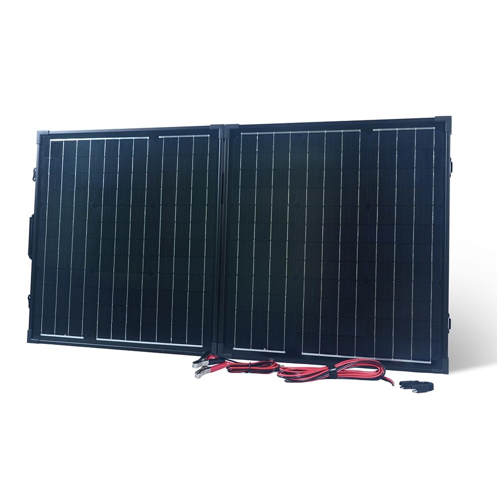 Briefcase Monocrystalline Solar Panel - 80 Watts by Nature Power – Monocrystalline Silicon, Model 55704