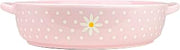 10 Strawberry Street Daisy Polka Dot Round Baker, Pink