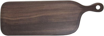 HUBERT Serving Board with Handle Acacia Finish -16"L x 5 1/2"W x 3/4"H