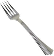 Reflections Petites Plastic Tasting Fork, 4.2-Inch Length, Silver (400-Count)