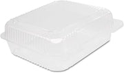 Dart 8.3 Inch StayLock Clear Plastic Hinged Container, C51UT1 (250 Count)