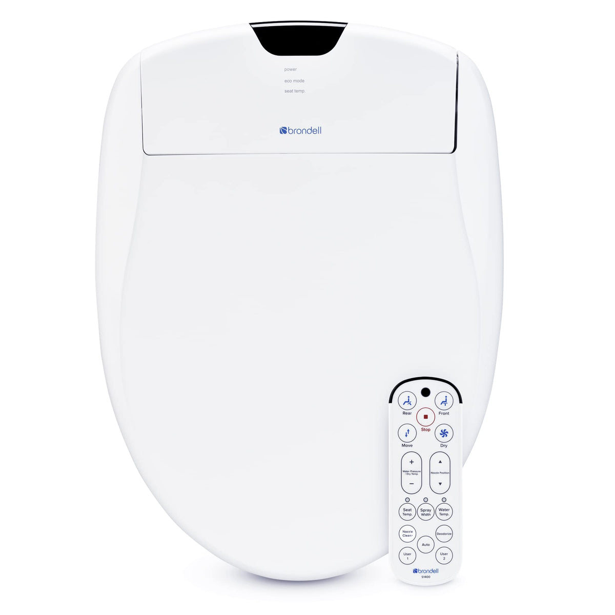Smart Bidet Toilet Seat S1400-RW by Brondell – Commercial Grade