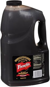 French's Worcestershire Sauce, 1 gal (Pack of 4) - Four Gallon Containers of Gluten-Free Worcestershire Sauce, Perfect as Meat Tenderizer, Marinades, Sauces and More