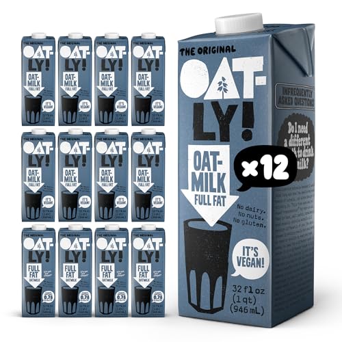 Oatly Full Fat / 32 Fl Oz (Pack of 12) / 12 Oat Milks