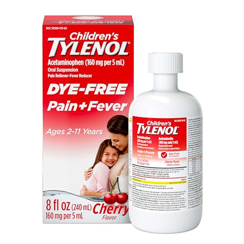 Tylenol Cherry Dye Free / 8 Ounce / Cherry (Dye-free) Acetaminophen