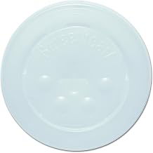 SOLO Cup Company Polystyrene Cold Cup Lids 16-22-ounce Cups Translucent 125/Pack 16 Packs/Carton