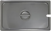 HUBERT Steam Table Pan Hotel Pan Cover Full Size Slotted Stainless Steel