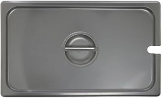 HUBERT Steam Table Pan Hotel Pan Cover Full Size Slotted Stainless Steel