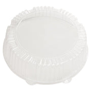 CaterLine Plastic Round Catering Tray Dome Lid by WNA – 12", Plastic, Clear, Pack of 25, Model A12PETDM