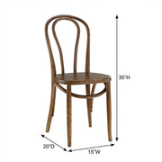 Eon Brown Side Chair by Furnifact – Walnut