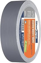 Shurtape PC 622 Premium Grade Stucco Duct Tape, 48mm x 55m, Silver, 1 Roll (183845), 2 Inches Width x 60 Yards Length
