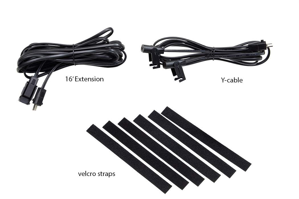 Kit for 2 Power Modular Units by FREEMOTION – 16 feet, 1.5 feet, 5 feet, Pack of 2