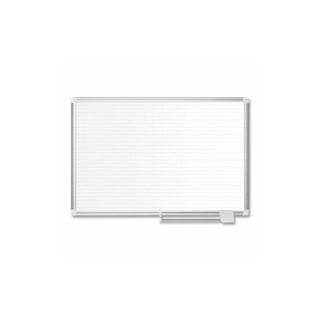New Generation Gold Ultra Dry Erase Ruled Planner by MasterVision – 48"W x 36"H, Aluminum, White, Model MA0594830