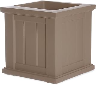 Mayne Square Polyethylene Cape Cod 14 x 14 Patio Planter