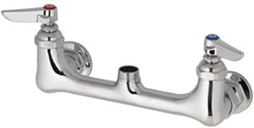 T&S Brass B-0230-LNM Double Pantry Swivel Base Faucet