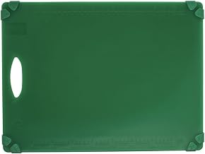 Kratos by Hubert Cutting Board Green with Non-Slip Grippers - 15" L x 20" W x 1/2 H