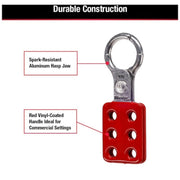 Master Lock 1" Inside Jaw Diameter / 1 / Red Devices