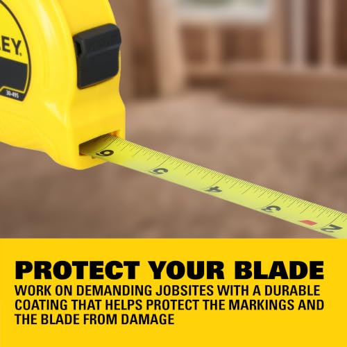 STANLEY 4.9 m / Black, Yellow / Industrial Tape Measures