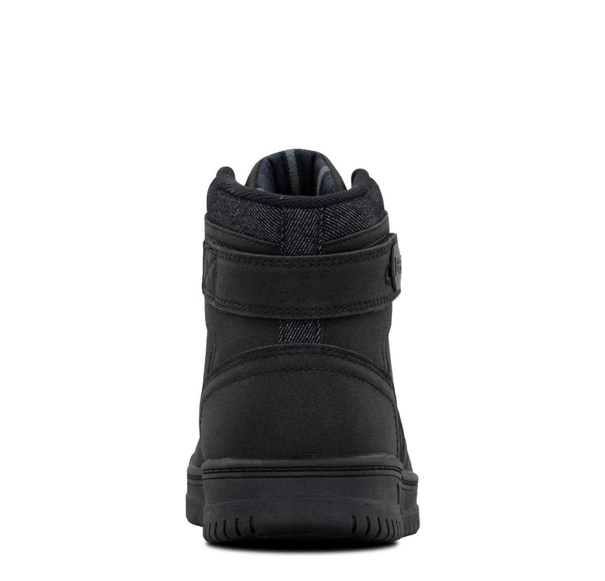 Kid's Noah High-Top Retro Sneaker by Lee – Black Mono, Model GP00058-9800