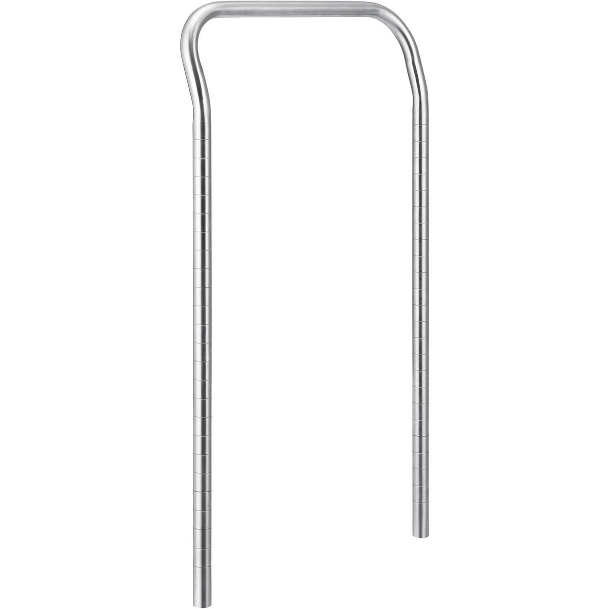 Stainless Steel Utility CART Handle 18W by Nexel – Alloy Steel, Silver, Model AH18S