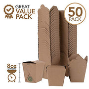 Stock Your Home 8 oz Pack of 25 / Brown / 8.0 fluid_ounces Boxes